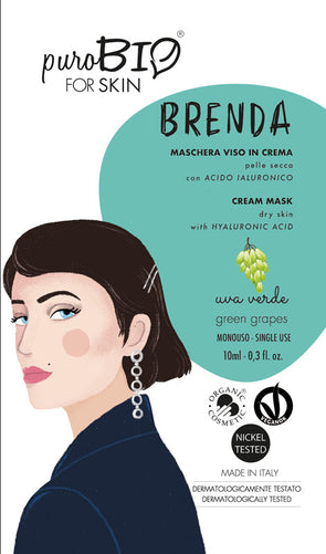 BRENDA MASQUE VISAGE en CRÈME - pour PEAU SÈCHE